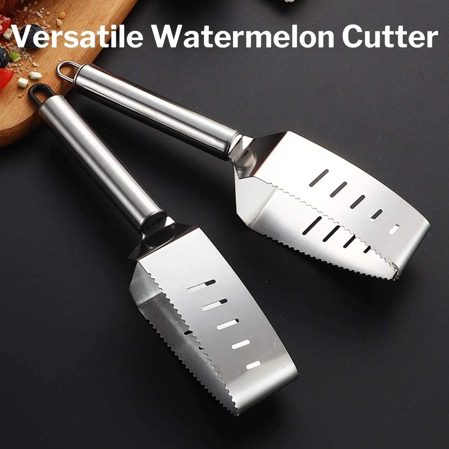 Watermelon Slicers Labor-Saving Fruit Cutter Triangle Watermelon Knife Stainless Steel Fruit Slicers Kitchen Accessories