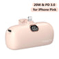 KUULAA Mini Power Bank 5000mAh Portable Charger PowerBank QC PD Fast Charging External Battery For iPhone 16 15 14 13 Xiaomi
