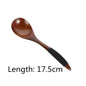 Natural Wooden Spoon & Fork Dinner Kit Rice Soups Utensil Cereal Handmade  Home Tableware Dinnerware Cutlery For Kicthen