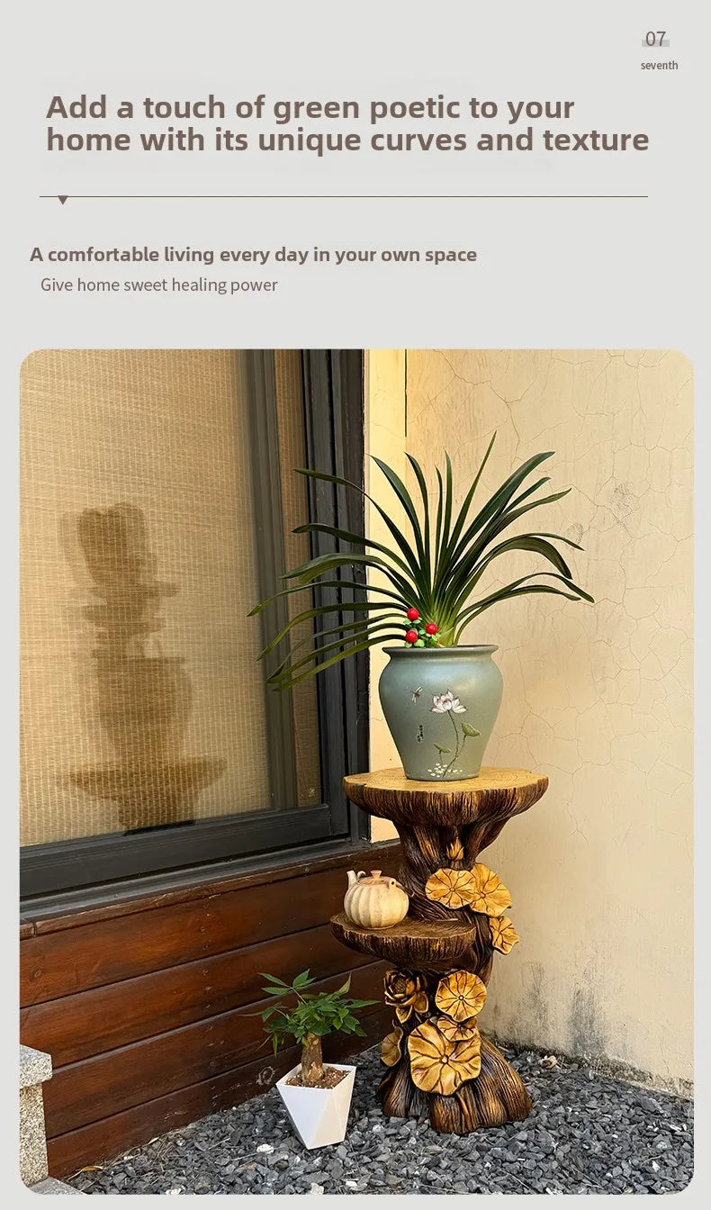Home Decor 60CM Creative Living Room Side Tables Multifunctional Balcony Storage Flower Rack Office Coffee Tables Home Furniture