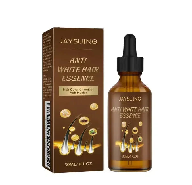 YH03 White Hair Killer White To Black HairAnti-grey Hair Essence Serum Treatment Restore Natural Hair Color and Restore Healthy