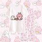 Kawaii Kanahei Print Cotton Women's Pajamas Sleepwear Summer Pajama Sets Women's Home Clothes Home Suit for Women