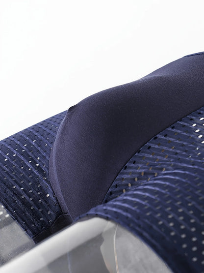 8-Pack Men's Ice Silk Mesh Boxers - Breathable Mesh, 8 Counts, Multi - Color