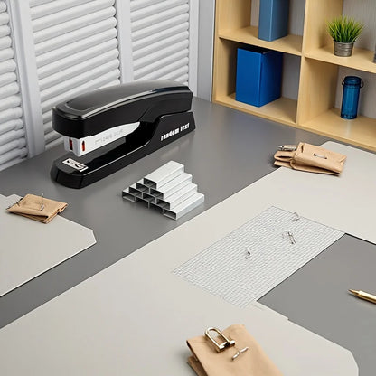 Professional Durable Stapler with 1000 Nails Binding up to 25 Sheets Paper Office And Study Stationery Essential