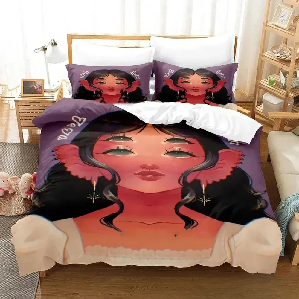 3D Print Portals Melanie Martinez album Bedding Set Double Twin King Duvet Cover Comforter Pillowcase Boys Girls Adults Bedroom