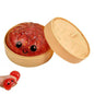 Large Dumpling Squishy Plush Toy Soft PET Stuffed Hug Pillow Adorable Steamer Design Home Decoration Stress Relief Toy for Kids