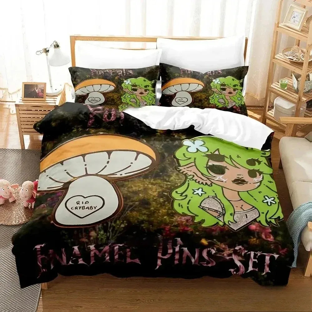 3D Print Portals Melanie Martinez album Bedding Set Double Twin King Duvet Cover Comforter Pillowcase Boys Girls Adults Bedroom