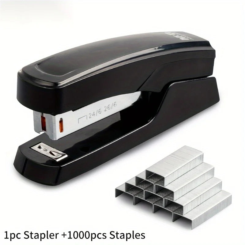 Professional Durable Stapler with 1000 Nails Binding up to 25 Sheets Paper Office And Study Stationery Essential