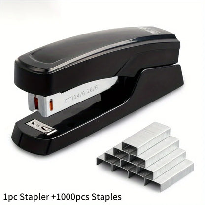 Professional Durable Stapler with 1000 Nails Binding up to 25 Sheets Paper Office And Study Stationery Essential