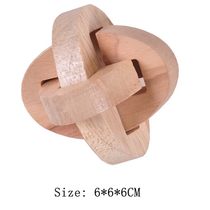 Lu Ban Puzzle Wooden Brain Toys IQ Games Children And Adults Casse Tete Rompecabezas 3D De Madera Juegos De Inteligencia