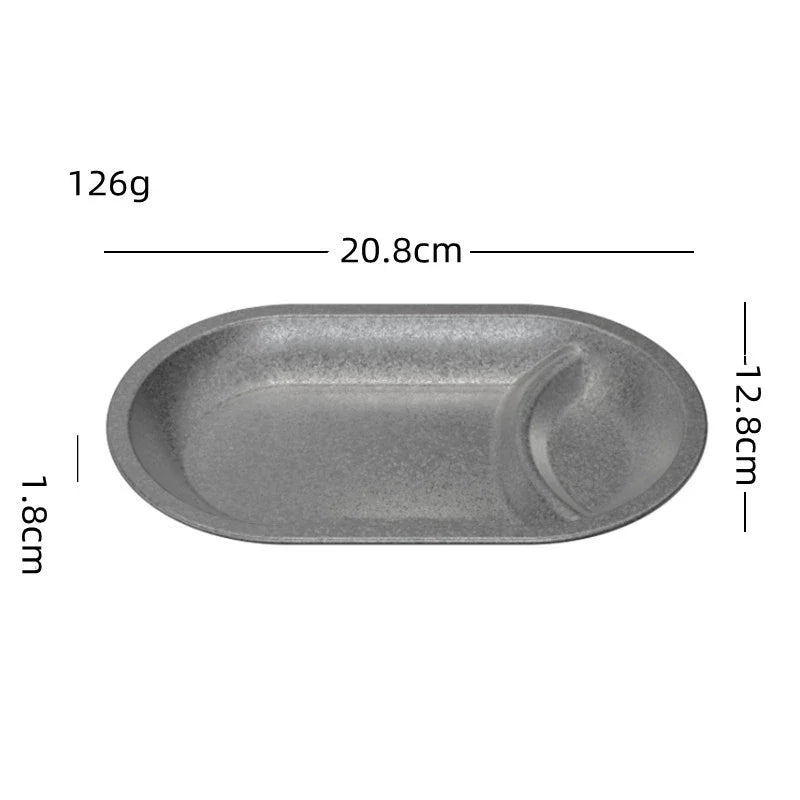 Retro Cutlery Set Plates Dinnerware Bowls Dining Plates Sauce Dish Fruit Bowl Double Wall Cup 304 Stainless Steel Cutlery
