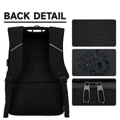 New 20L Men Travel Bag 15.6inch Laptop Computer Backpack Outdoor Waterproof Camping Hiking School Bag College Business Rucksack