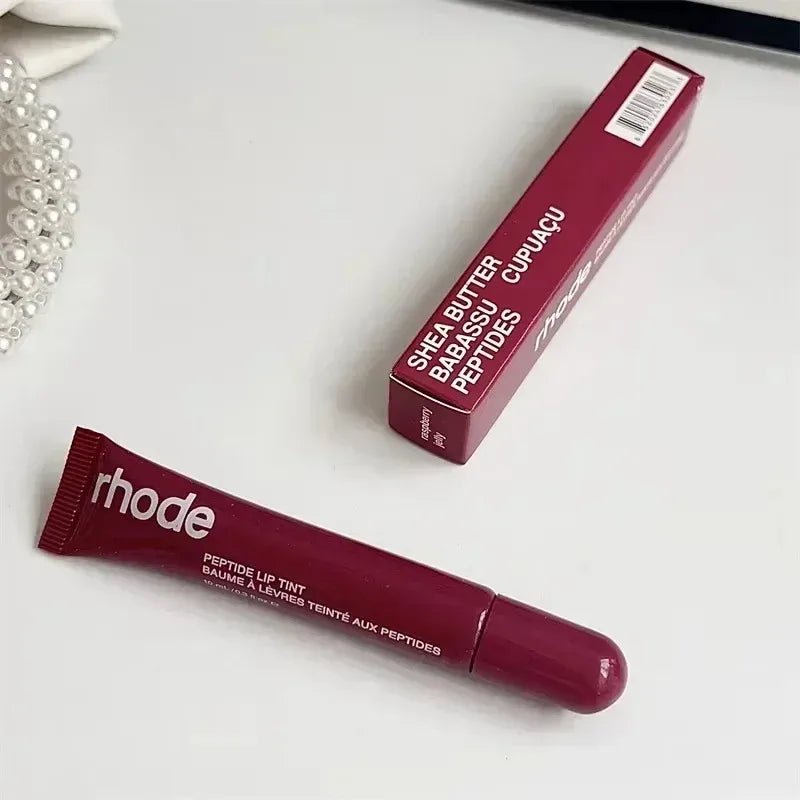 New Glaze 50ml Gel Essence Face Cream Sugaeberry Ribbon Toast Raspberry Lip Gloss Lasting Moisturizing Makeup Blue Storage Bag