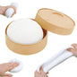 Large Dumpling Squishy Plush Toy Soft PET Stuffed Hug Pillow Adorable Steamer Design Home Decoration Stress Relief Toy for Kids