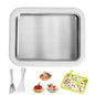 Multifunctional Rolled Ice Cream Maker Stainless Steel Stir Fried Ice Tray DIY Household Frozen Yogurt Maker Child's Homemade