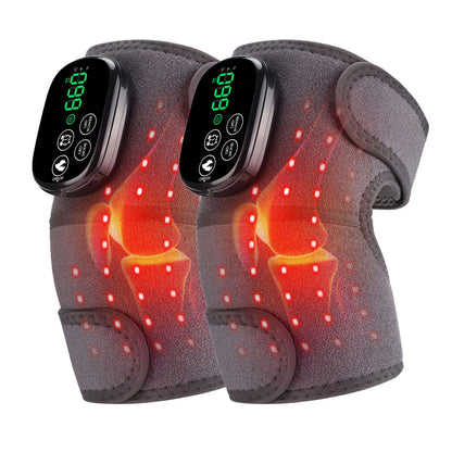 660 and 850nm Near Infrared Light Devices Knee Pad Brace 3 In 1 Heating Shoulder Elbow Joint Massager Thermal Massage Belts Pads