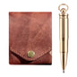 Money Wallet Bi-Fold ID Card Clip Case Complimentary Fountain Pen Slim Minimalist Wallet for Daily Commuting Business and Travel