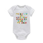 My Aunt is Definitely Cooler Than My Dad Print Baby Rompers Infant Bosysuit Baby Cloths Newbron Short Sleeve Bodysuits Toddler