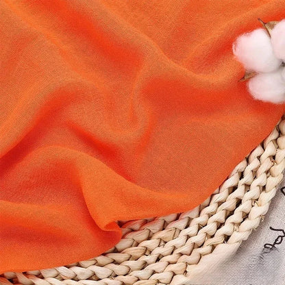 Solid Color Soft Cotton And Linen Fabric With Pleated Texture Breathable Fabric Sewn Shirt And Dress DIY Home Textile Fabric