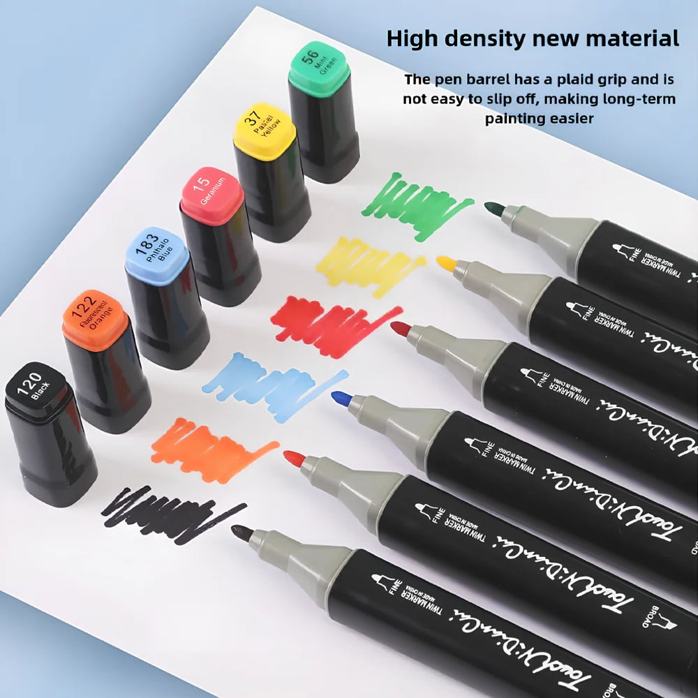 80/120/168 Colours Dual-Tip Alcohol Markers Set With Stand, Permanent Alcohol Marker Pens For Adults Artists, Permanent Art Mark