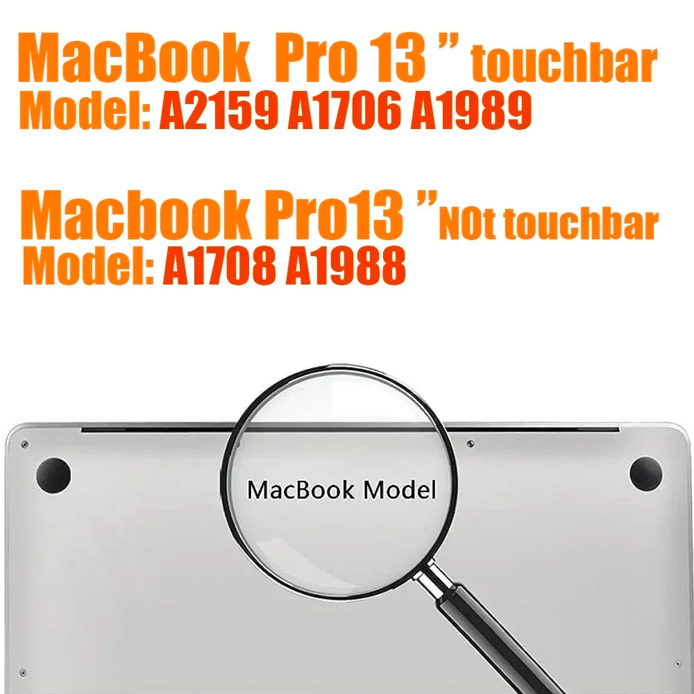 Trackpad Protector for MacBook Pro and Air 13/14/15/16Inch M1 M2 M3 Chip Touch Pad Cover Anti-Scratch Anti-Water Trackpad Skin