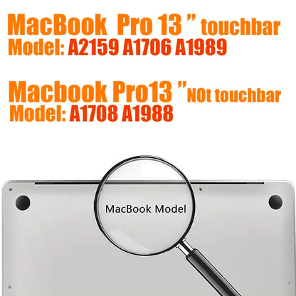 Trackpad Protector for MacBook Pro and Air 13/14/15/16Inch M1 M2 M3 Chip Touch Pad Cover Anti-Scratch Anti-Water Trackpad Skin