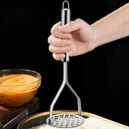 Kitchen Gadget Creative Mud Press Masher Puree Juice Maker Stainless Steel Potatoes Crusher Pusher Fruit Tools Cocina Cozinha