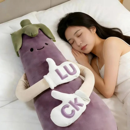 Mango King Eggplant King Soft Plush Pillow Stuffed Doll Comfort Cushion Home Bedroom Decor Sleeping Companion Kids Lovely Gift