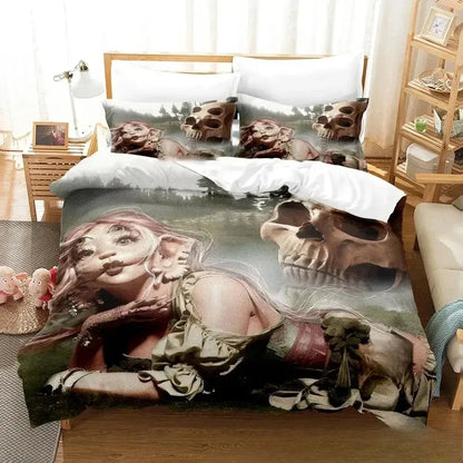 3D Print Portals Melanie Martinez album Bedding Set Double Twin King Duvet Cover Comforter Pillowcase Boys Girls Adults Bedroom