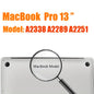 Trackpad Protector for MacBook Pro and Air 13/14/15/16Inch M1 M2 M3 Chip Touch Pad Cover Anti-Scratch Anti-Water Trackpad Skin