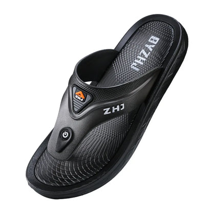 House Beach Walk Around Home Flip Flops Platform Outdoor Indoor Sandals Man Slippers for Men Comfort Shoes Clappers 2025 Fashion