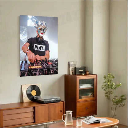 DJ B-Boris Brejcha Poster HD Art Sticky Wall Waterproof For Bedroom Game Room Wall Home Decor Gifts