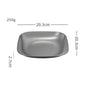 Retro Cutlery Set Plates Dinnerware Bowls Dining Plates Sauce Dish Fruit Bowl Double Wall Cup 304 Stainless Steel Cutlery