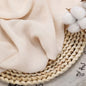 Solid Color Soft Cotton And Linen Fabric With Pleated Texture Breathable Fabric Sewn Shirt And Dress DIY Home Textile Fabric