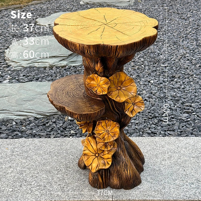 Home Decor 60CM Creative Living Room Side Tables Multifunctional Balcony Storage Flower Rack Office Coffee Tables Home Furniture