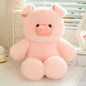 30cm Cute Brown Bear Plush Toy Cartoon Fun Rabbit Pink Pig Plush Doll Sleeping Pillow Giving Girlfriend Birthday Gift