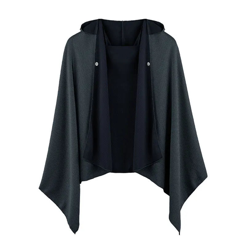 60*140cm Ice Cool Towel Beach Poncho Cover Up Quick Dry Super Absorbent Oversized Hoody Towel Wrap For Swimming Beach Pool Party