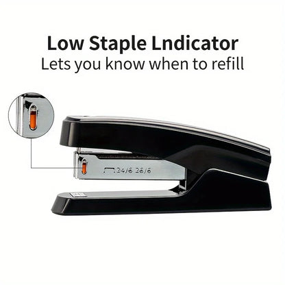 Professional Durable Stapler with 1000 Nails Binding up to 25 Sheets Paper Office And Study Stationery Essential