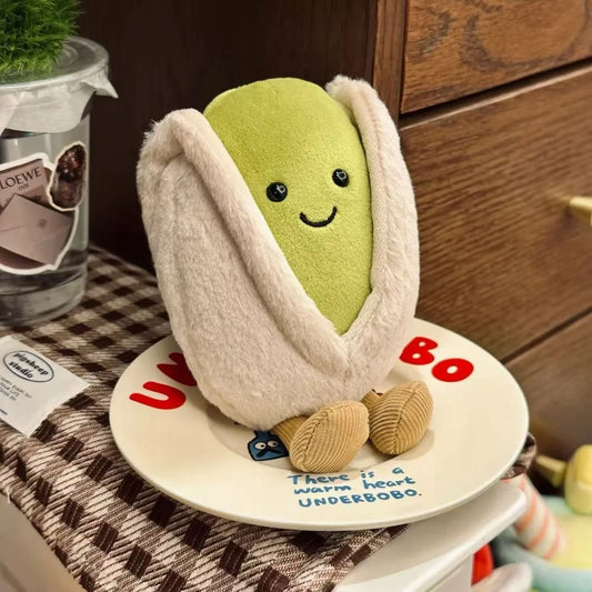 JELLYCAT 12cm Pistachio Doll Cartoon British Style Pistachio Plushies Pistachio Plushies Children's Room Decor Birthday Gifts