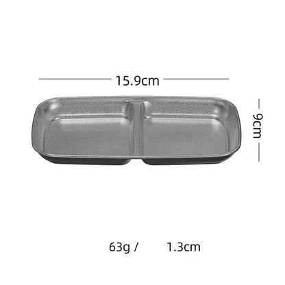 Retro Cutlery Set Plates Dinnerware Bowls Dining Plates Sauce Dish Fruit Bowl Double Wall Cup 304 Stainless Steel Cutlery