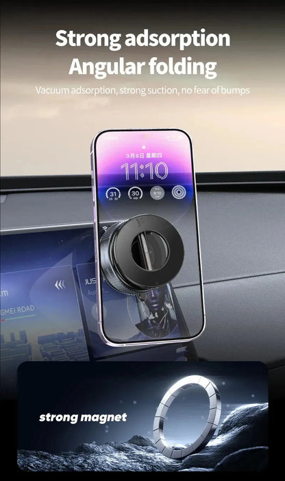 Magnetic Car Phone Holders Vacuum Suction Mobile Phone Vehicular Holder Rotate 360° Navigation Universal Stand For Cell Phone