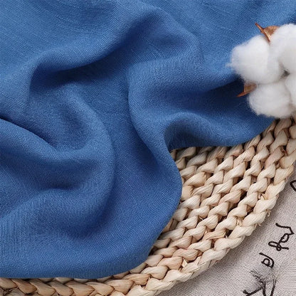 Solid Color Soft Cotton And Linen Fabric With Pleated Texture Breathable Fabric Sewn Shirt And Dress DIY Home Textile Fabric