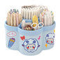 Multifunctional Rotating Pen Holder Desk Organizer Large Capacity Plastic Creative Storage Container Office Student Stationery