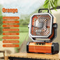Camping Ceiling Fan 20000Mah Rechargeable Camping Circulator with Light and Remote Control Cool Air Circulation Camping Fan