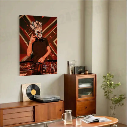 DJ B-Boris Brejcha Poster HD Art Sticky Wall Waterproof For Bedroom Game Room Wall Home Decor Gifts