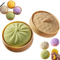 Large Dumpling Squishy Plush Toy Soft PET Stuffed Hug Pillow Adorable Steamer Design Home Decoration Stress Relief Toy for Kids