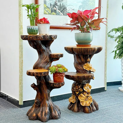 Home Decor 60CM Creative Living Room Side Tables Multifunctional Balcony Storage Flower Rack Office Coffee Tables Home Furniture
