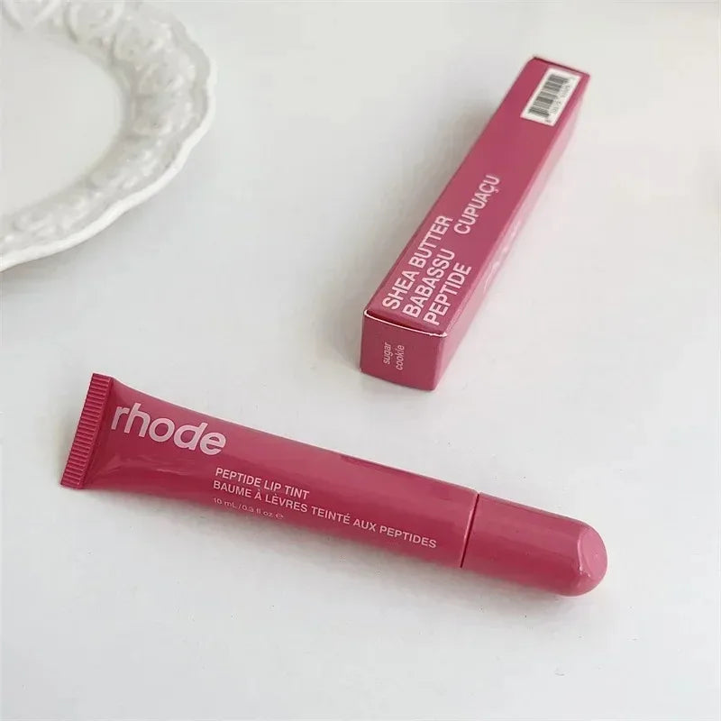 New Glaze 50ml Gel Essence Face Cream Sugaeberry Ribbon Toast Raspberry Lip Gloss Lasting Moisturizing Makeup Blue Storage Bag