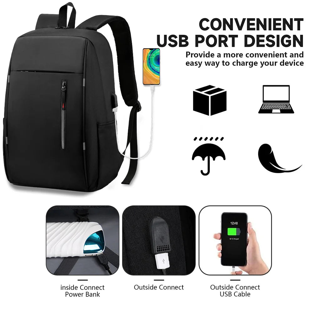 New 20L Men Travel Bag 15.6inch Laptop Computer Backpack Outdoor Waterproof Camping Hiking School Bag College Business Rucksack