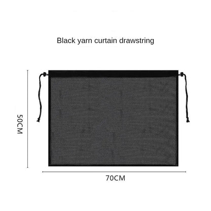 Car Sunshade Curtain Universal Summer Car Window Sunscreen Curtain Heat Insulation Interior Protection for Auto Decoration